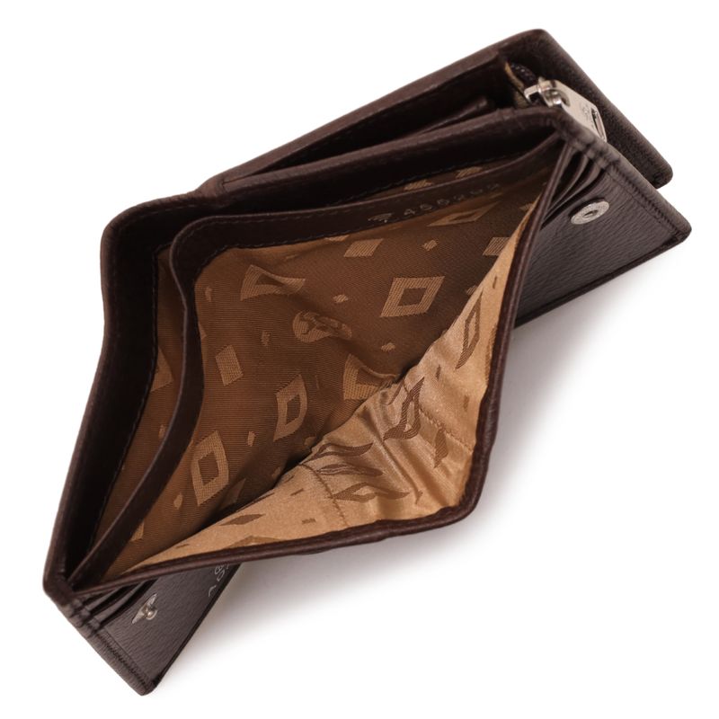 ADAX Ninni Skinnlommebok i Chocolate