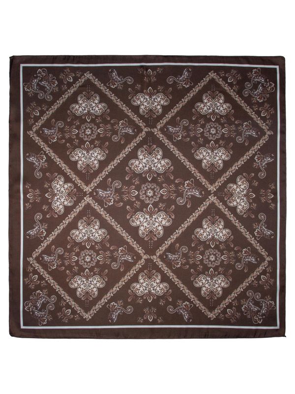 Intex Skjerf Multi Paisley 70x70cm Brown
