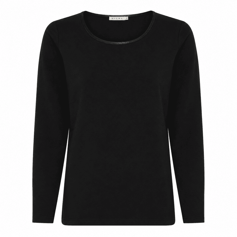 Micha T-Shirt i Black