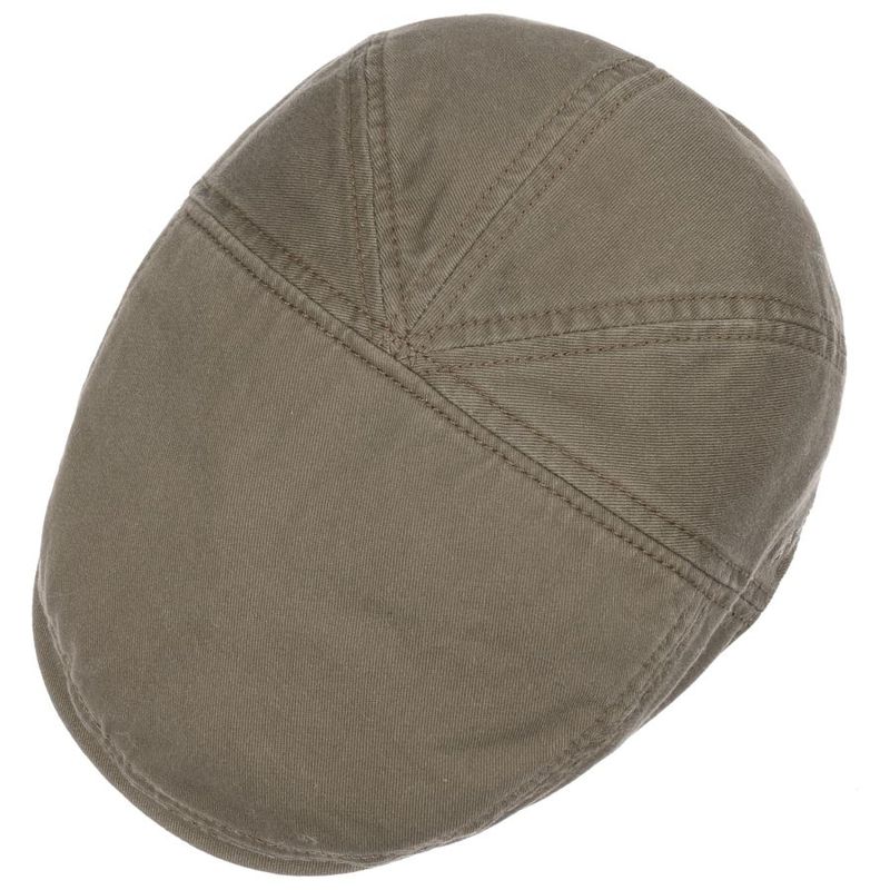 Stetson Ivy Cap i Bomull Olive