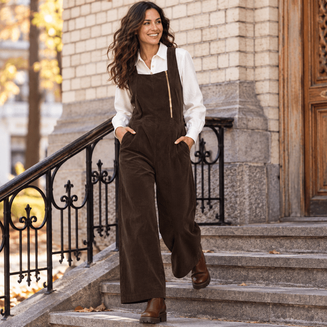 Hovedbilde Boheme Jumpsuit i Kordfløyel Brown