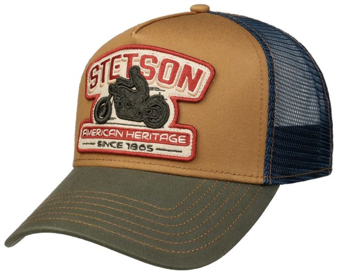 Hovedbilde Stetson Trucker Cap Motorcycle Blue/Green/Brown