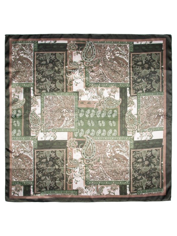 Intex Skjerf Paisley 70 X 70 Cm. i Dark Green