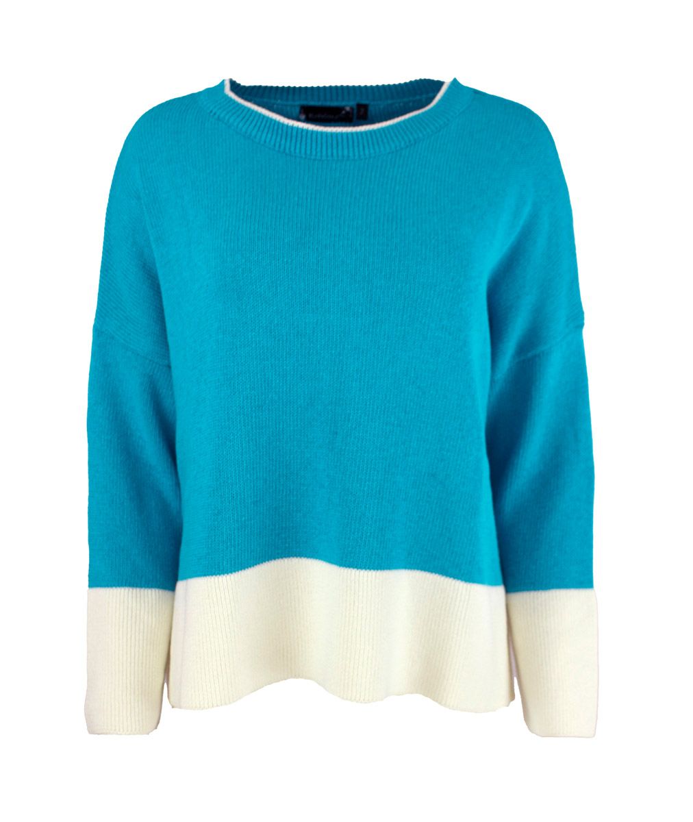 Boheme Genser i Bomullsmix Turkis 