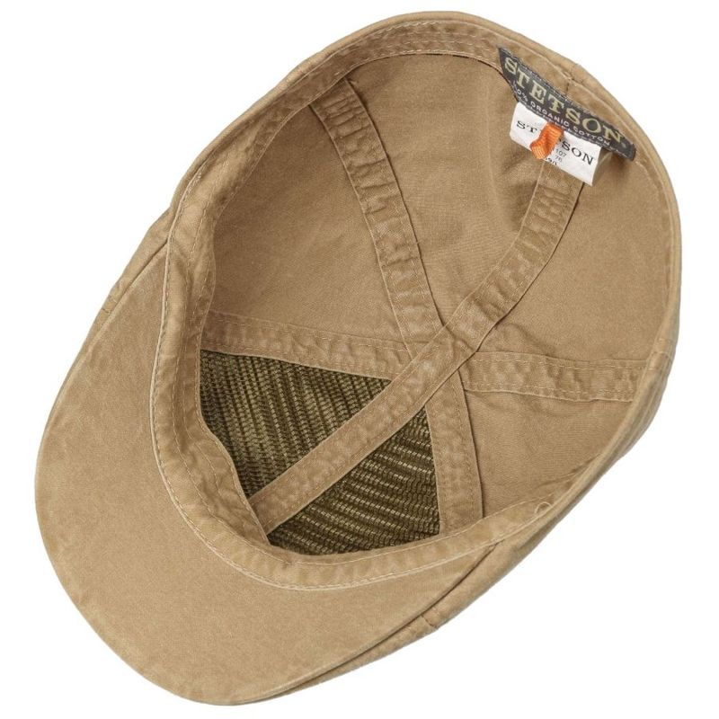 Stetson Texas sixpence i bomull lys beige