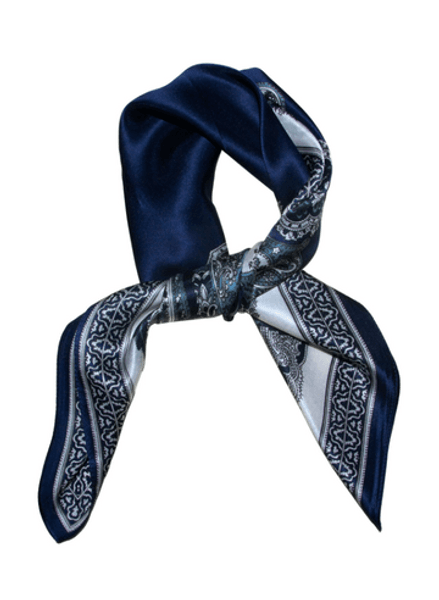 Hovedbilde Intex Skjerf Klassisk i Silke Navy 70x70