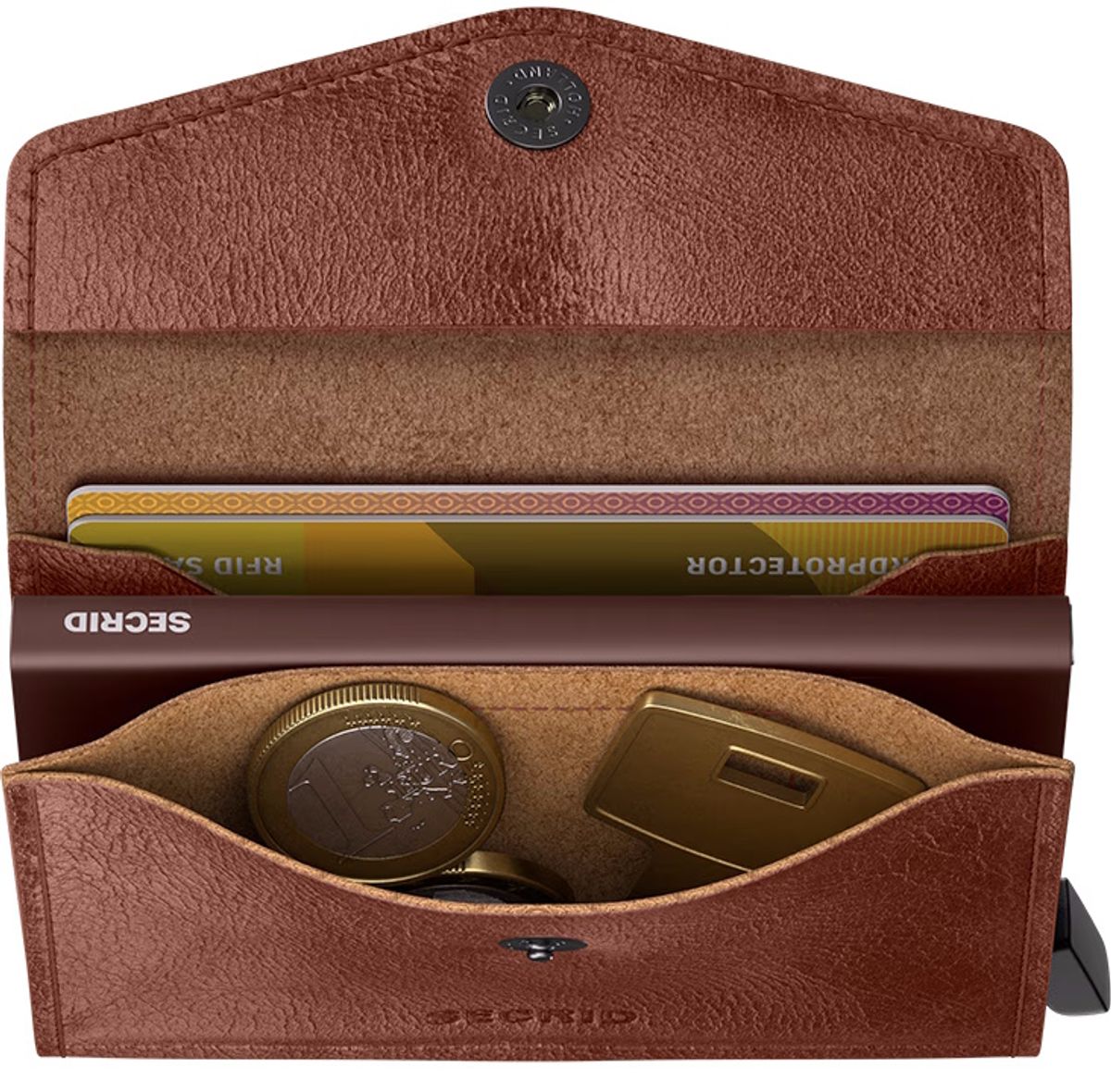 Secrid Envelope Lommebok/Kortholder Vintage Cognac