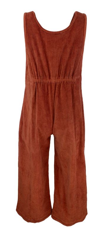 Boheme Jumpsuit i Kordfløyel Burnt Orange