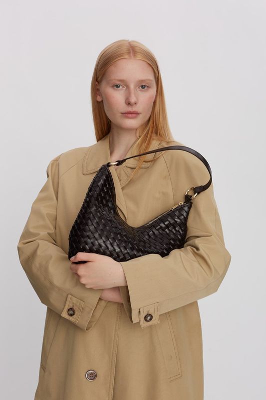 Adax Mona Salerno Shoulderbag i Dark Brown